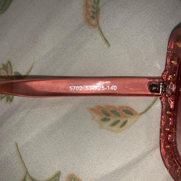 Pink diamond studs sunglasses π - Picture 4 of 4